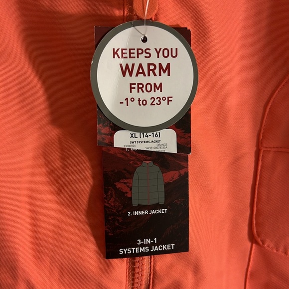 NEW Girls’ 3-in-1 Systems Jacket/Coat from Swiss Tech Size 14/16 - Picture 2 of 12